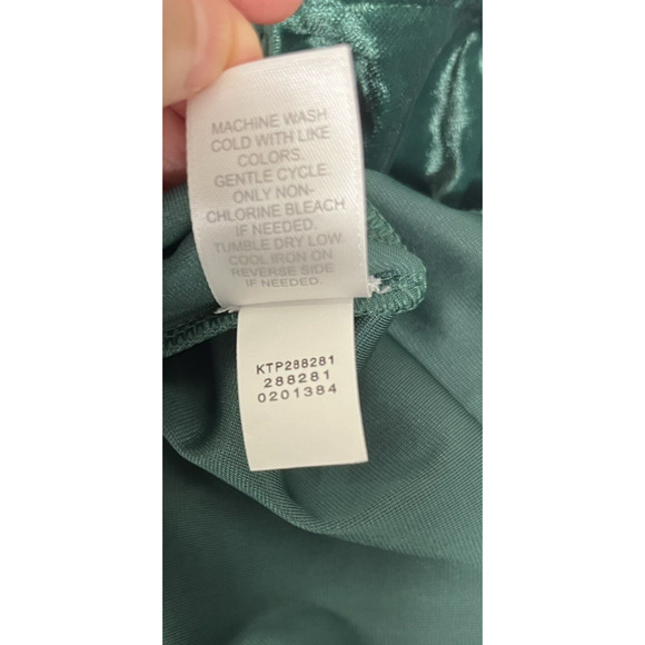 J. Jill Velvet Tank Top Emerald Green Square Neck Size Small Forest Goth New - Picture 9 of 9